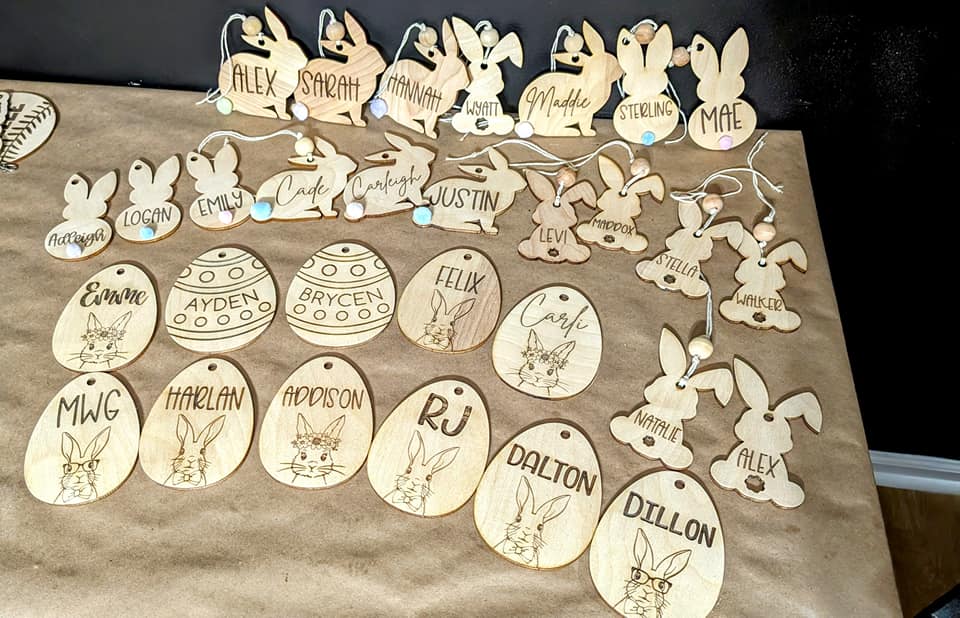 Easter Basket Tags- Custom