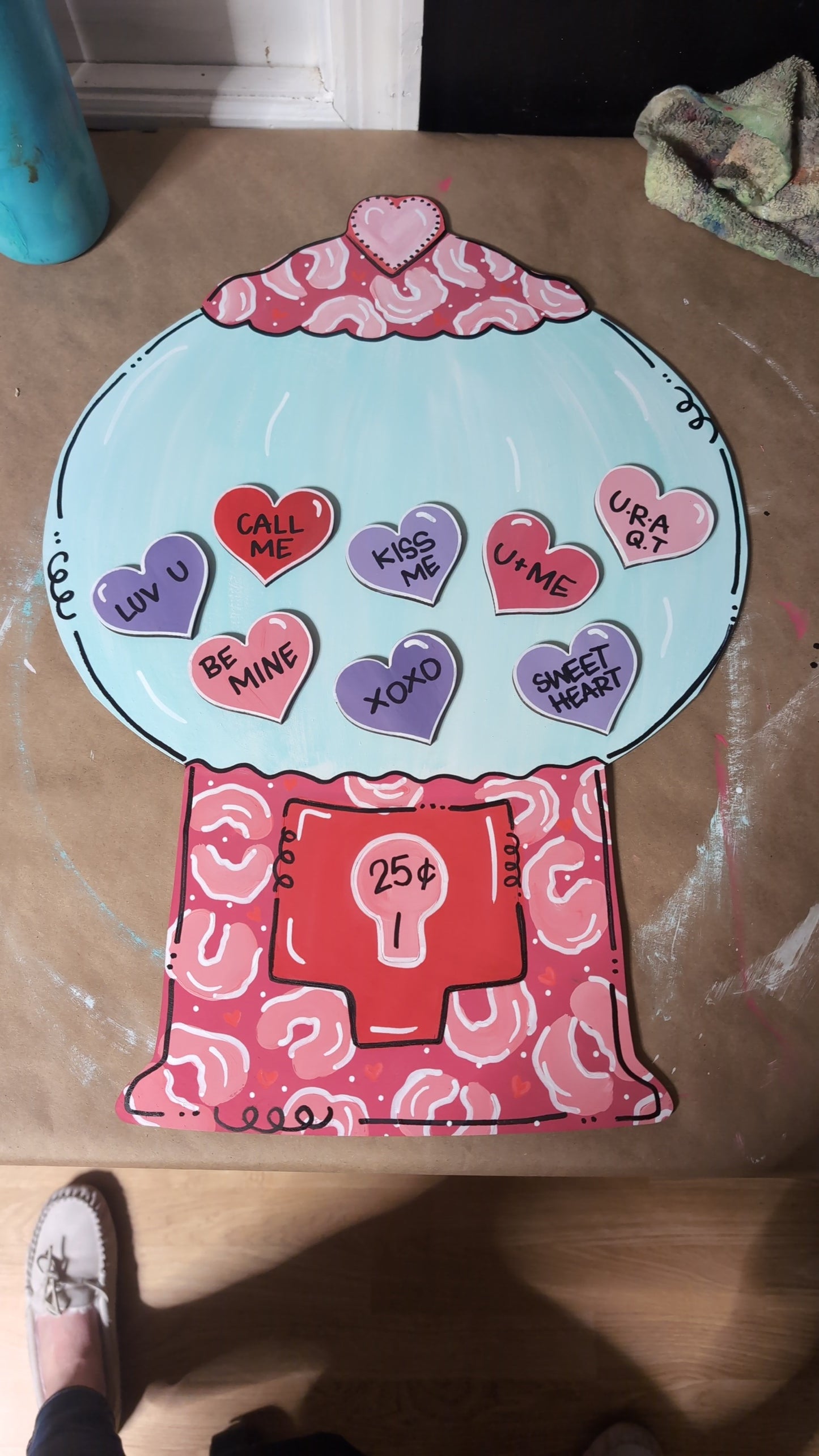 Candy Hearts Jar