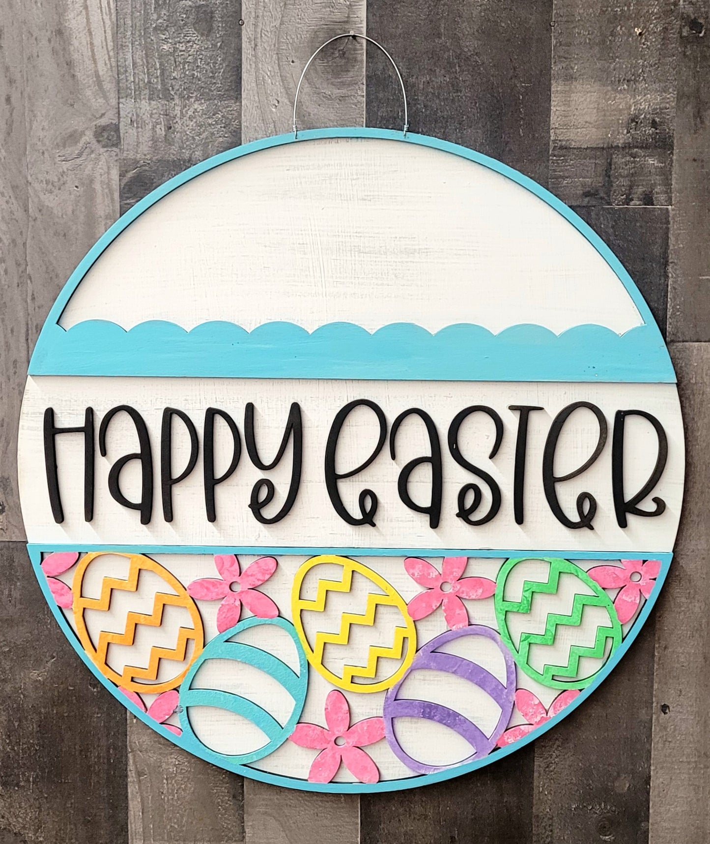 Layered Happy Easter Basket