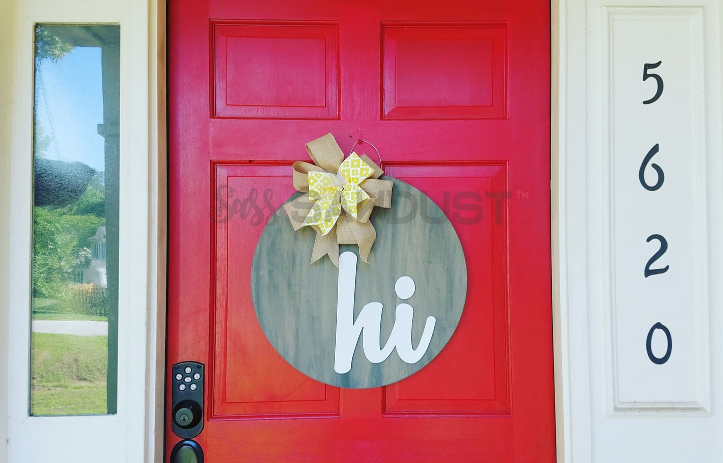 Front Door Layered Sign