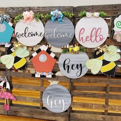 Front Door Layered Sign