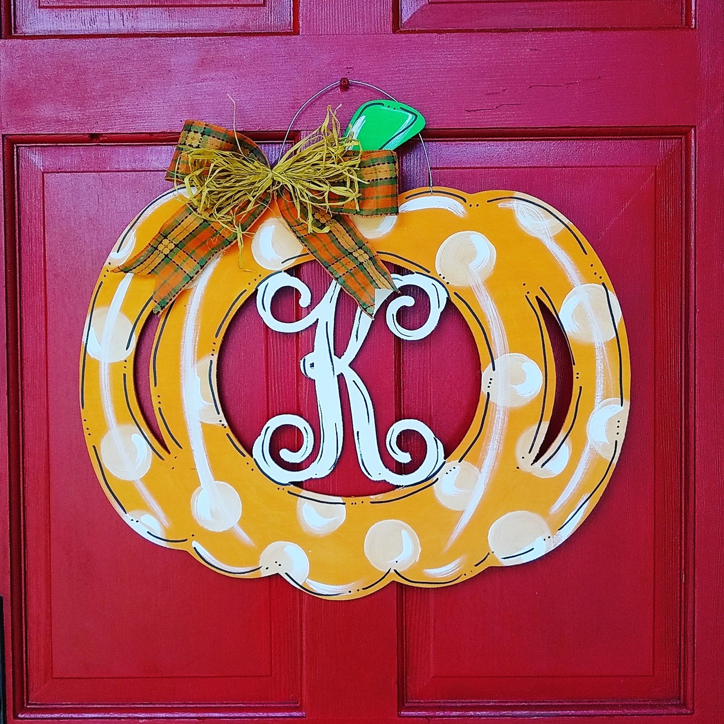 Pumpkin w/ Initial