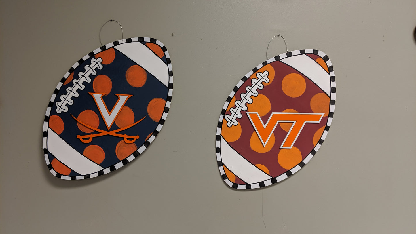 Layered Logo Football