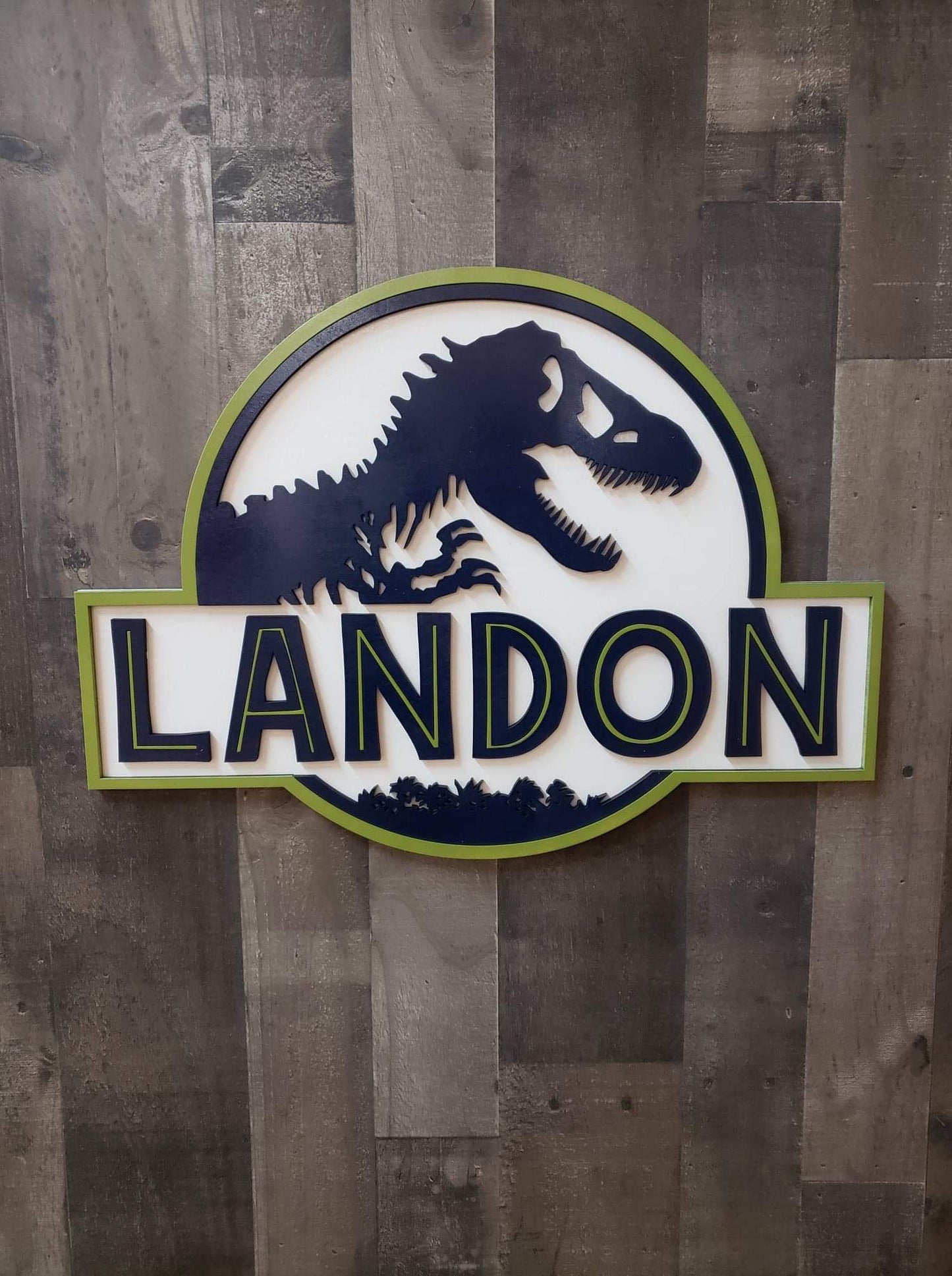 Dinosaur Name Sign