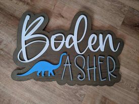 Bubble Outline Layered Names