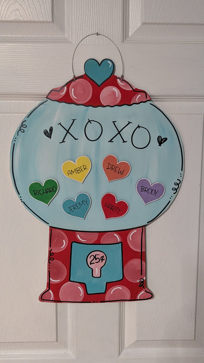 Candy Hearts Jar