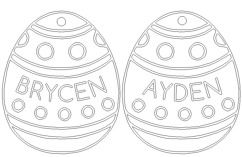 Easter Basket Tags- Custom