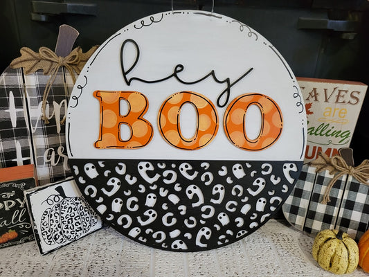 Hey Boo Ghosts