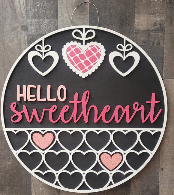Hello Sweetheart Layered Valentine