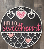 Hello Sweetheart Layered Valentine