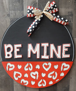 Be Mine Leopard Valentine