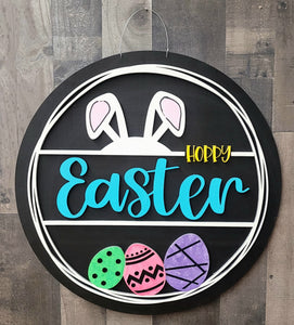 Hoppy Easter Layered Circle