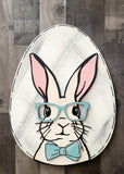 Layered Glasses Bunny Egg