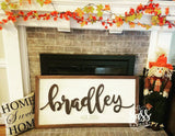 Framed Name/Logo Sign
