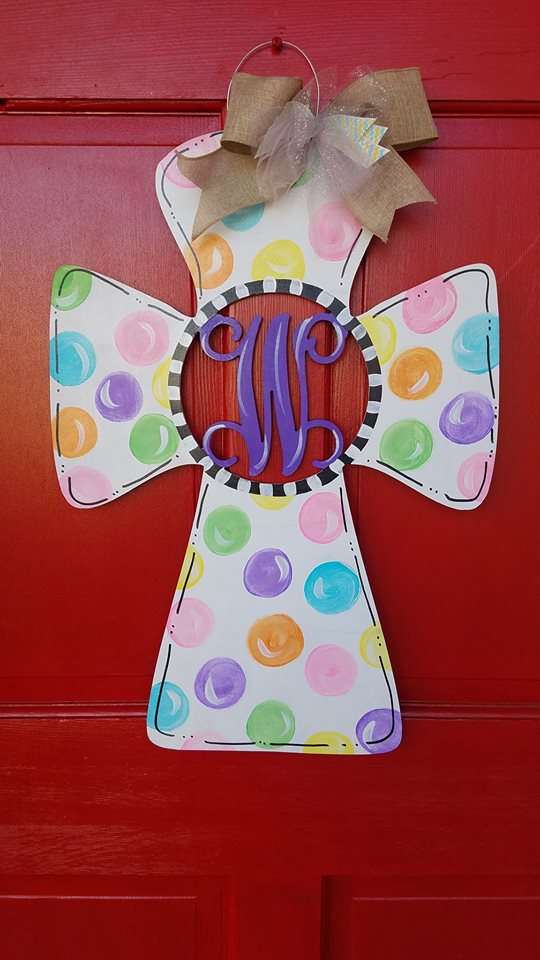 Cross with Monogram