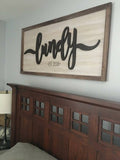 Framed Name/Logo Sign