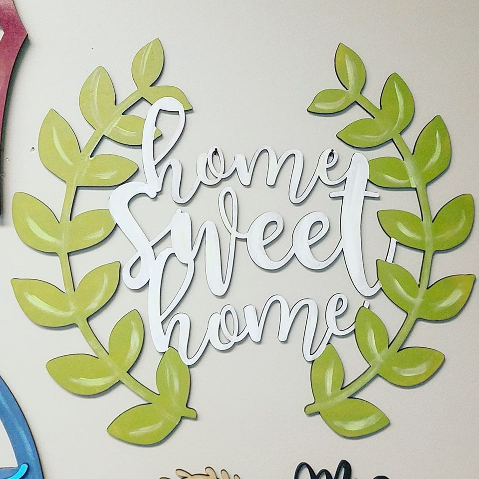 Home Sweet Home Wreath
