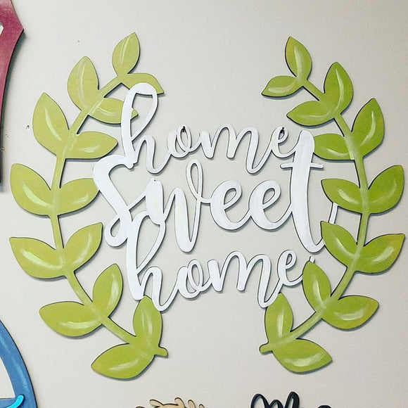 Home Sweet Home Wreath