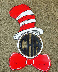 Cat in the Hat Monogram
