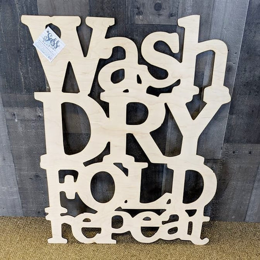 Wash Dry Fold Repeat Laundry