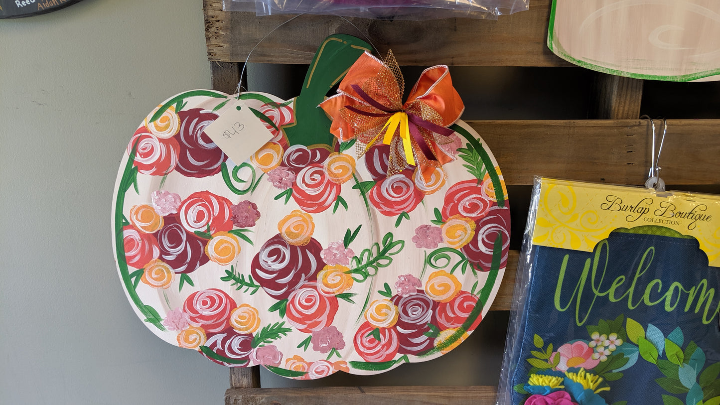 Floral Pumpkin