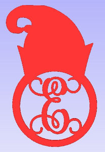 Elf Hat with Initial
