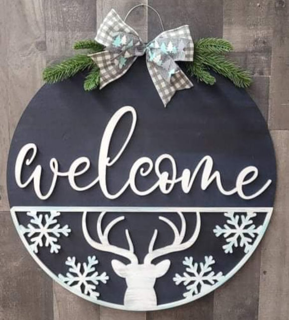 Winter Deer